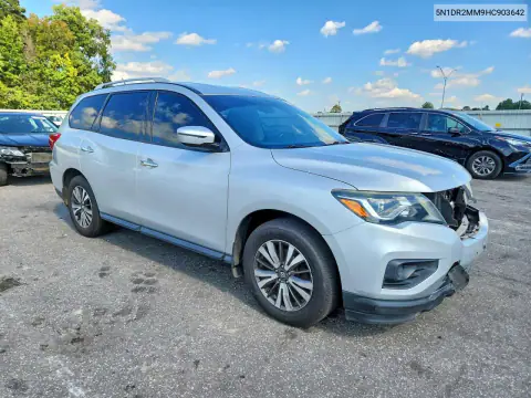 5N1DR2MM9HC903642 — 2017 Nissan Pathfinder, foto 4 de Copart, Parte delantera