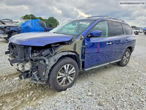 2017 Nissan Pathfinder Sv VIN 5N1DR2MM4HC607718 фото 1