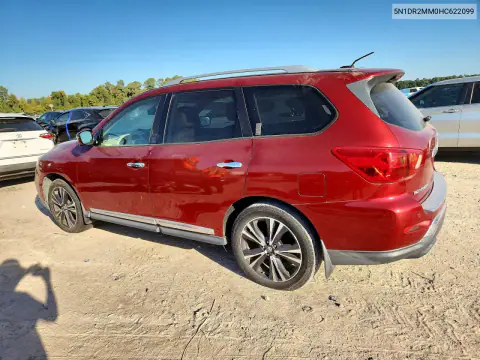 2017 Nissan Pathfinder VIN 5N1DR2MM0HC622099 фото 2