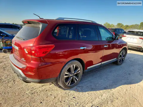 2017 Nissan Pathfinder VIN 5N1DR2MM0HC622099 фото 3