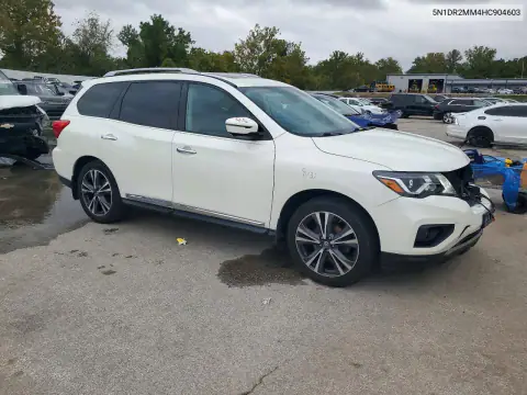5N1DR2MM4HC904603 — 2017 Nissan Pathfinder, фото 4 з Copart, Передня частина
