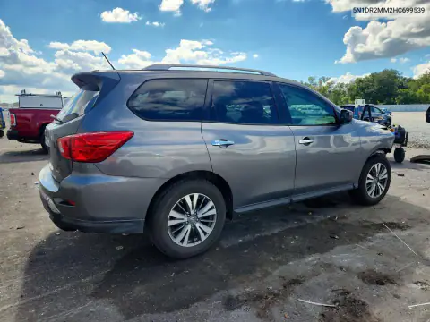 5N1DR2MM2HC699539 — 2017 Nissan Pathfinder, zdjęcie 3 z Copart, Przód