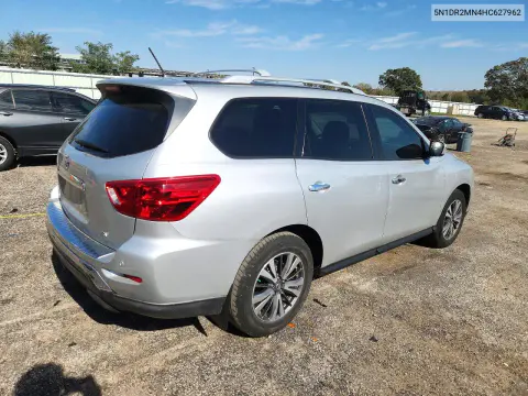 2017 Nissan Pathfinder Sv VIN 5N1DR2MN4HC627962 фото 3