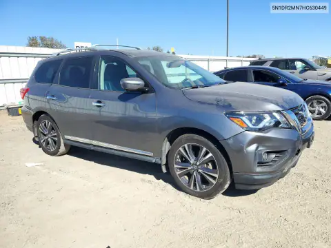 5N1DR2MN7HC630449 — 2017 Nissan Pathfinder, фото 4 с аукциона Copart 29.10.2026, ПЕРЕДНЯЯ ЧАСТЬ