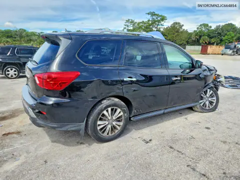 2018 Nissan Pathfinder Sl VIN 5N1DR2MN2JC664854 фото 3