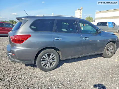 2018 Nissan Pathfinder Sl VIN 5N1DR2MN2JC632826 фото 3