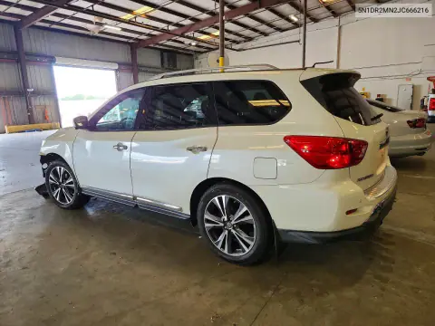 2018 Nissan Pathfinder Platinum VIN 5N1DR2MN2JC666216 фото 2
