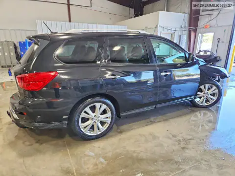 2018 Nissan Pathfinder Sl VIN 5N1DR2MM8JC633437 фото 3