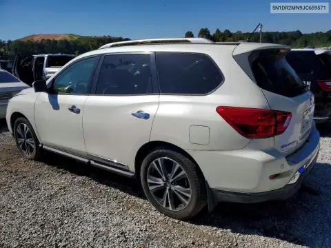 2018 Nissan Pathfinder Platinum VIN 5N1DR2MN9JC659571 фото 2