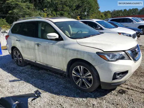 2018 Nissan Pathfinder Platinum VIN 5N1DR2MN9JC659571 фото 4