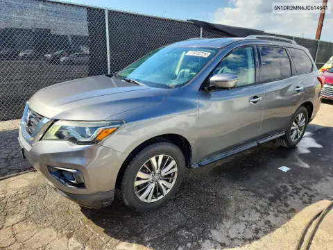 5N1DR2MN6JC614541 — 2018 Nissan Pathfinder, Механические повреждения, фото до ремонта