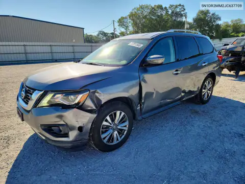 5N1DR2MM2JC637709 Nissan Pathfinder 2018 — uszkodzenie Przód, zdjęcie przed naprawą