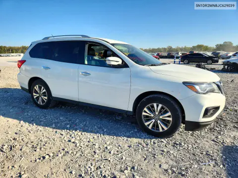 2018 Nissan Pathfinder Sl VIN 5N1DR2MN8JC629039 фото 4