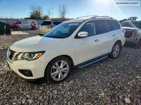 2018 Nissan Pathfinder Sl VIN 5N1DR2MM2JC678891 фото 1