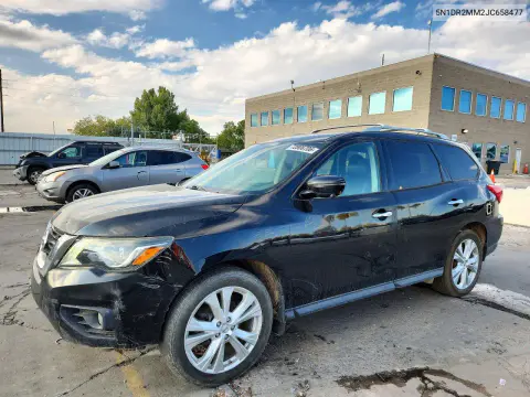 5N1DR2MM2JC658477 — 2018 Nissan Pathfinder, Град, фото до ремонта