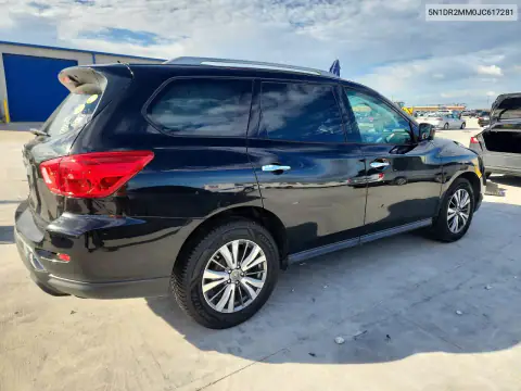 5N1DR2MM0JC617281 — 2018 Nissan Pathfinder, foto 3 de Copart, Parte delantera