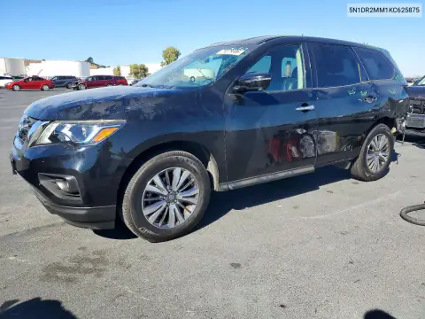 5N1DR2MM1KC625875 — 2019 Nissan Pathfinder, Parte trasera, fotos antes de reparar