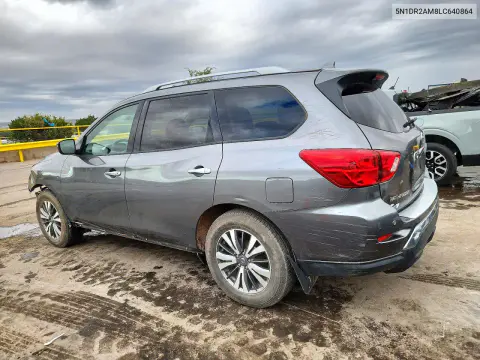 2020 Nissan Pathfinder S VIN 5N1DR2AM8LC640864 фото 2