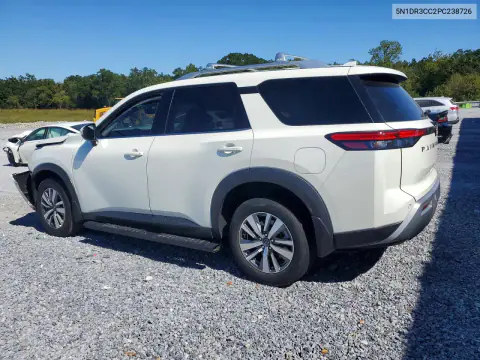 2023 Nissan Pathfinder Sl VIN 5N1DR3CC2PC238726 фото 2
