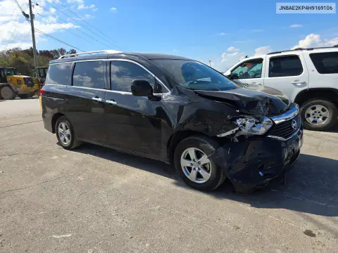 JN8AE2KP4H9169106 — 2017 Nissan Quest, zdjęcie 4 z Copart 28.10.2026, Przód