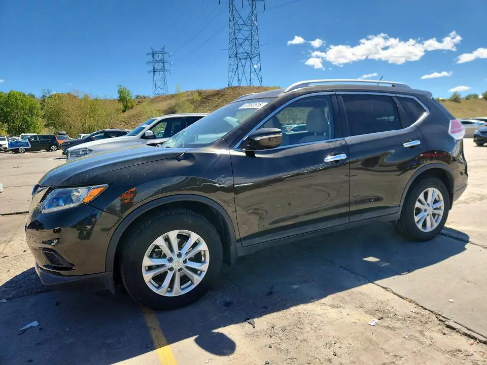 KNMAT2MV5FP545141 Nissan Rogue 2015 — uszkodzenie Grad, zdjęcie przed naprawą