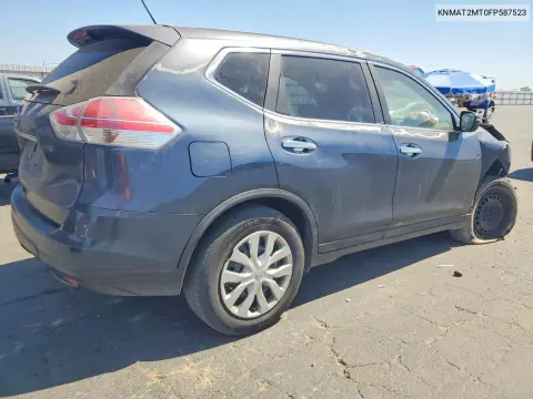 2015 Nissan Rogue S VIN KNMAT2MT0FP587523 фото 3