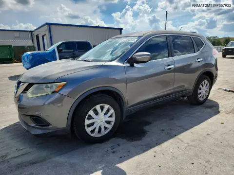 2015 Nissan Rogue S VIN KNMAT2MT7FP557922 фото 1