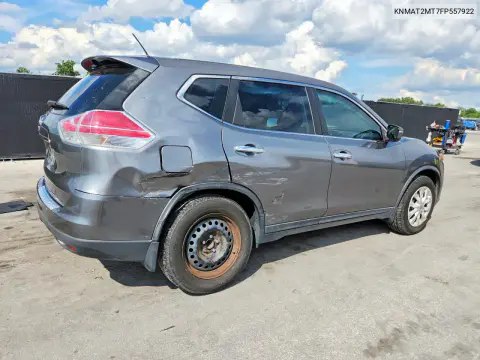 2015 Nissan Rogue S VIN KNMAT2MT7FP557922 фото 3
