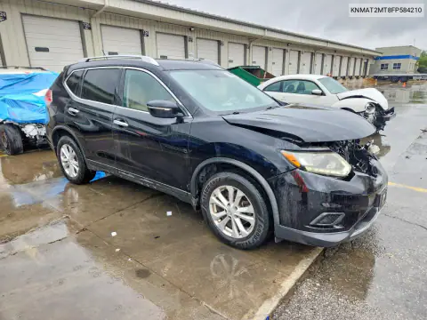 KNMAT2MT8FP584210 — 2015 Nissan Rogue, foto 4 de Copart, Parte delantera