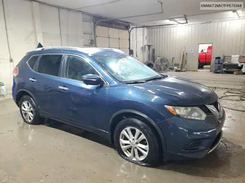 KNMAT2MV7FP575368 — 2015 Nissan Rogue, zdjęcie 4 z Copart, Przód