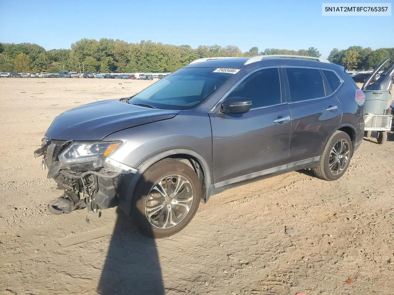 2015 Nissan Rogue Sl VIN 5N1AT2MT8FC765357 фото 1