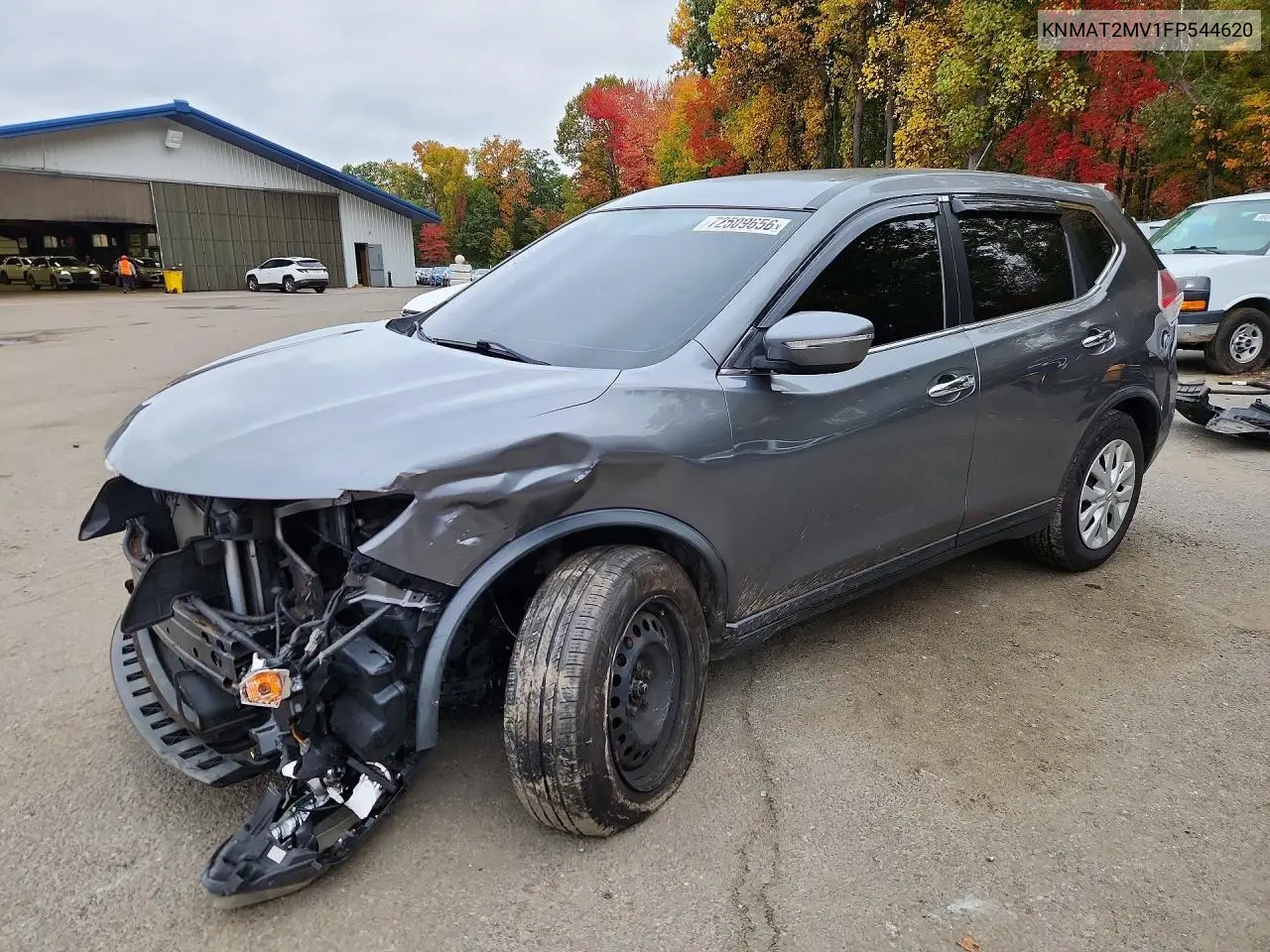 2015 Nissan Rogue S VIN KNMAT2MV1FP544620 фото 1