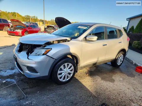 2015 Nissan Rogue S VIN KNMAT2MV6FP577189 фото 1