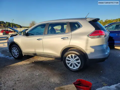 2015 Nissan Rogue S VIN KNMAT2MV6FP577189 фото 2