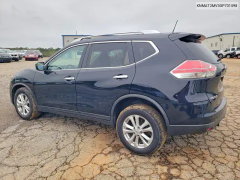 2016 Nissan Rogue Sv VIN KNMAT2MV3GP731598 фото 2