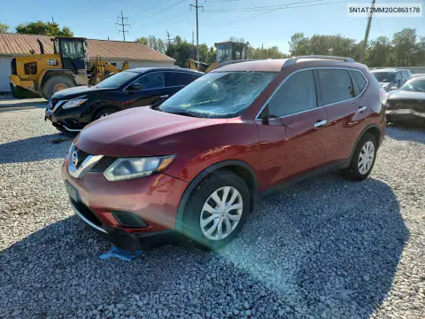 5N1AT2MM2GC863178 Nissan Rogue 2016 — Front end damage, before-repair photo