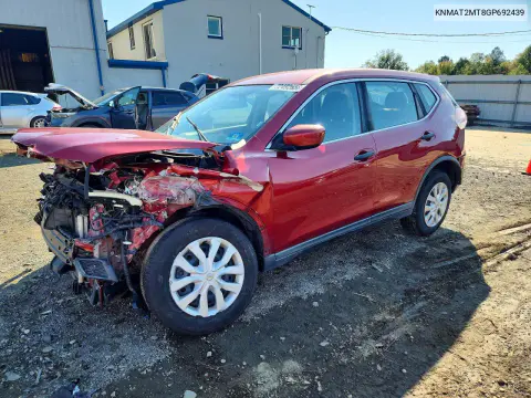 2016 Nissan Rogue S VIN KNMAT2MT8GP692439 фото 1