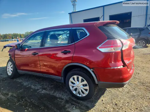 2016 Nissan Rogue S VIN KNMAT2MT8GP692439 фото 2