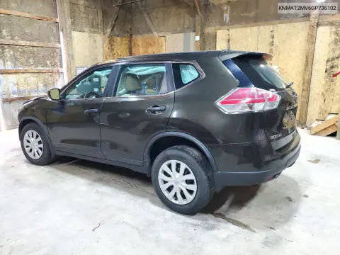 2016 Nissan Rogue S VIN KNMAT2MV6GP736102 фото 2