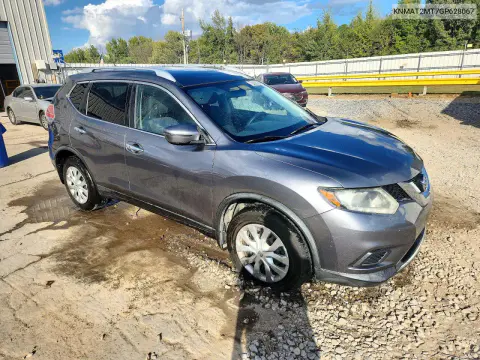 2016 Nissan Rogue S VIN KNMAT2MT7GP628067 фото 4