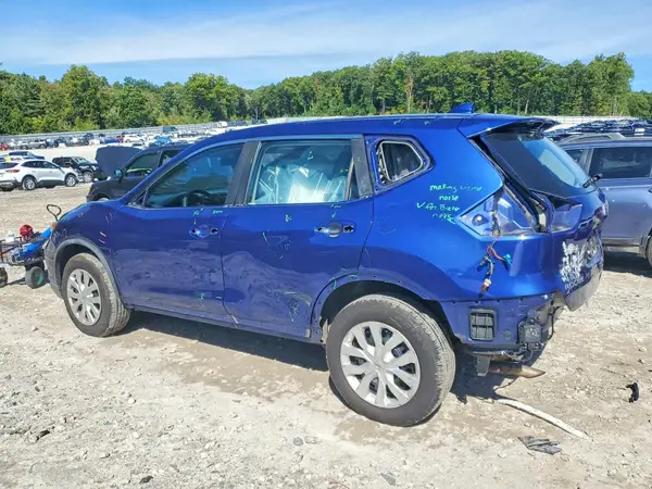 KNMAT2MV5HP596187 — 2017 Nissan Rogue, zdjęcie 2 z Copart, Tył
