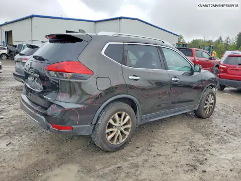 KNMAT2MV6HP565918 — 2017 Nissan Rogue, photo 3 from Copart 26.10.2026, Front end