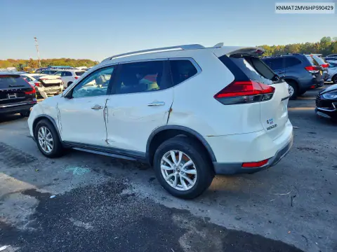 KNMAT2MV6HP590429 — 2017 Nissan Rogue, zdjęcie 2 z Copart, Przód