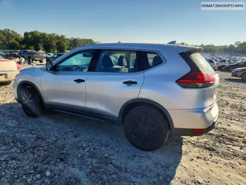KNMAT2MV0HP514995 — 2017 Nissan Rogue, zdjęcie 2 z Copart, Bok