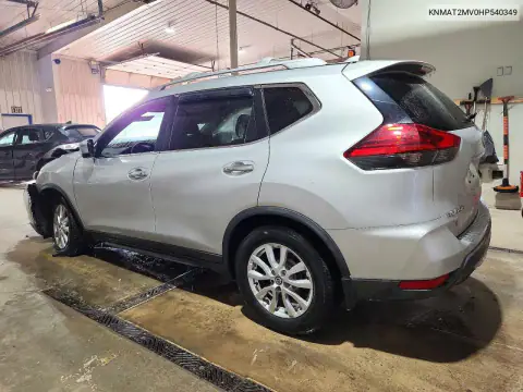 KNMAT2MV0HP540349 — 2017 Nissan Rogue, photo 2 from Copart, Front end