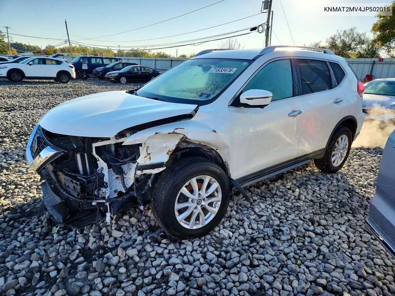 2018 Nissan Rogue Sv VIN KNMAT2MV4JP502015 фото 1