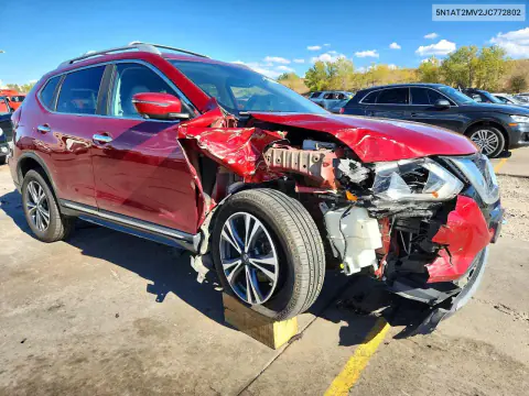 2018 Nissan Rogue Sl VIN 5N1AT2MV2JC772802 фото 4