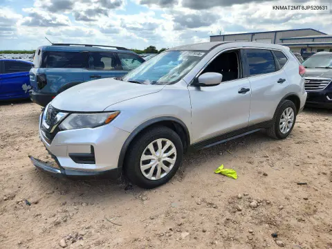 KNMAT2MT8JP520631 — 2018 Nissan Rogue, Передняя часть, фото до ремонта