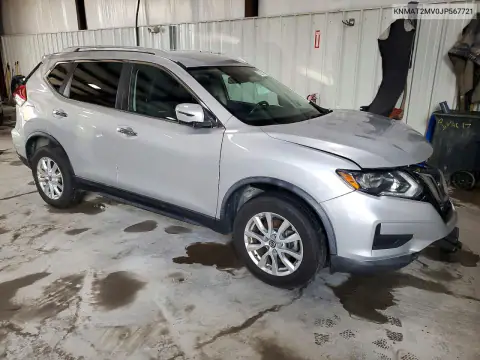 KNMAT2MV0JP567721 — 2018 Nissan Rogue, фото 4 з Copart, Передня частина