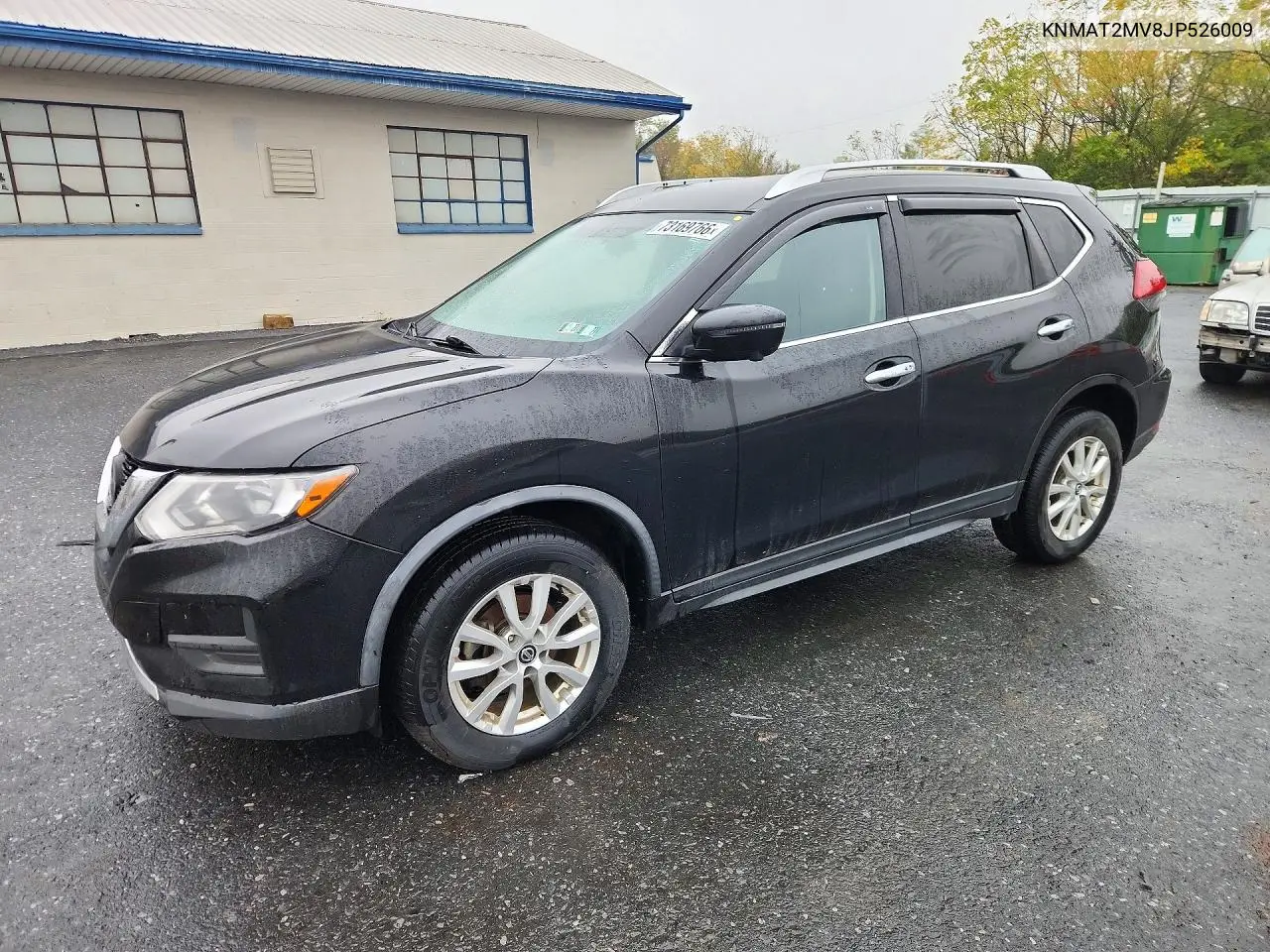 KNMAT2MV8JP526009 Nissan Rogue 2018 — повреждение Мелкие вмятины и царапины, фото до ремонта